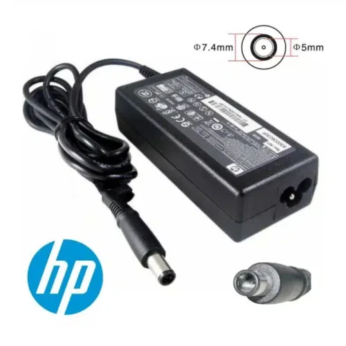 HP Chargeur 65W Avec Cable Noir