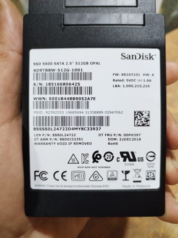 Didsque dur Ssd SanDisk