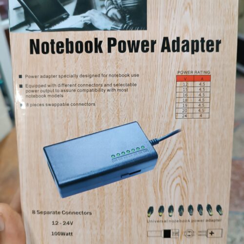 Power Adapter Chargeur Universal Alimentation 8x1 PC Portable 12-24v 120 watt