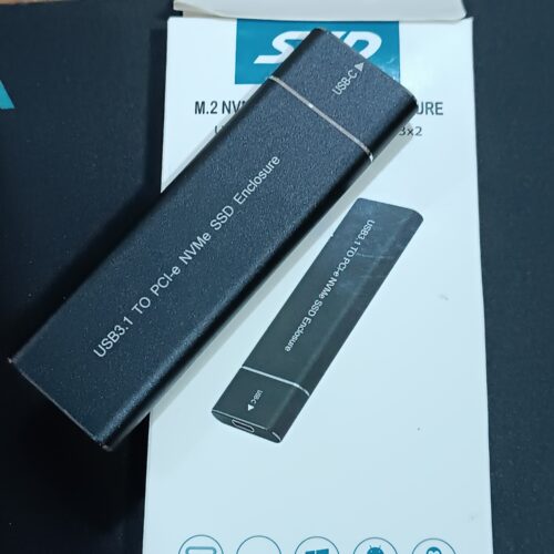 Boitier Externe Pour disque dur SSD M.2 NVME / NOIR